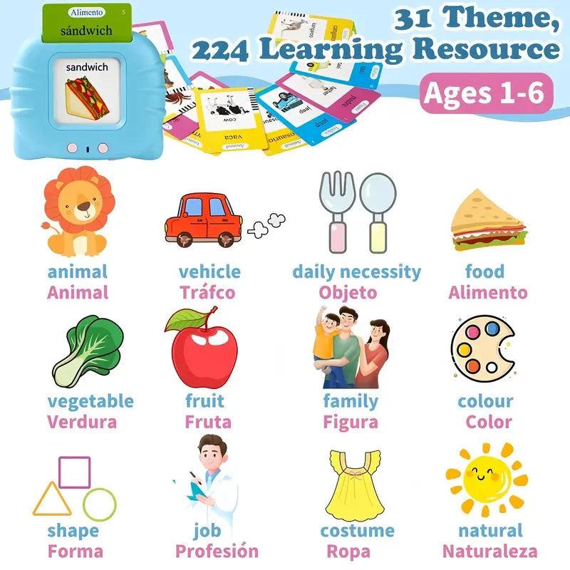 Bilingual Talking Flash Cards