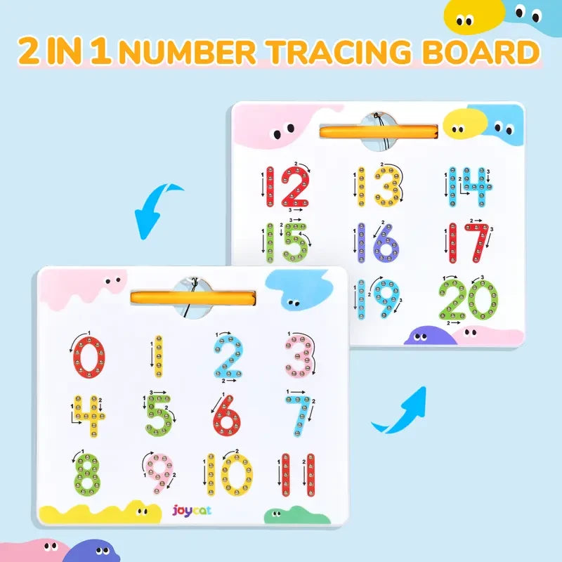 JoyCat Magnetic Letter Tracing Board