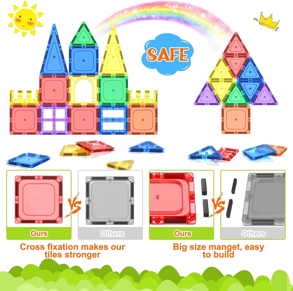 Coodoo Magnetic Tiles Building Set