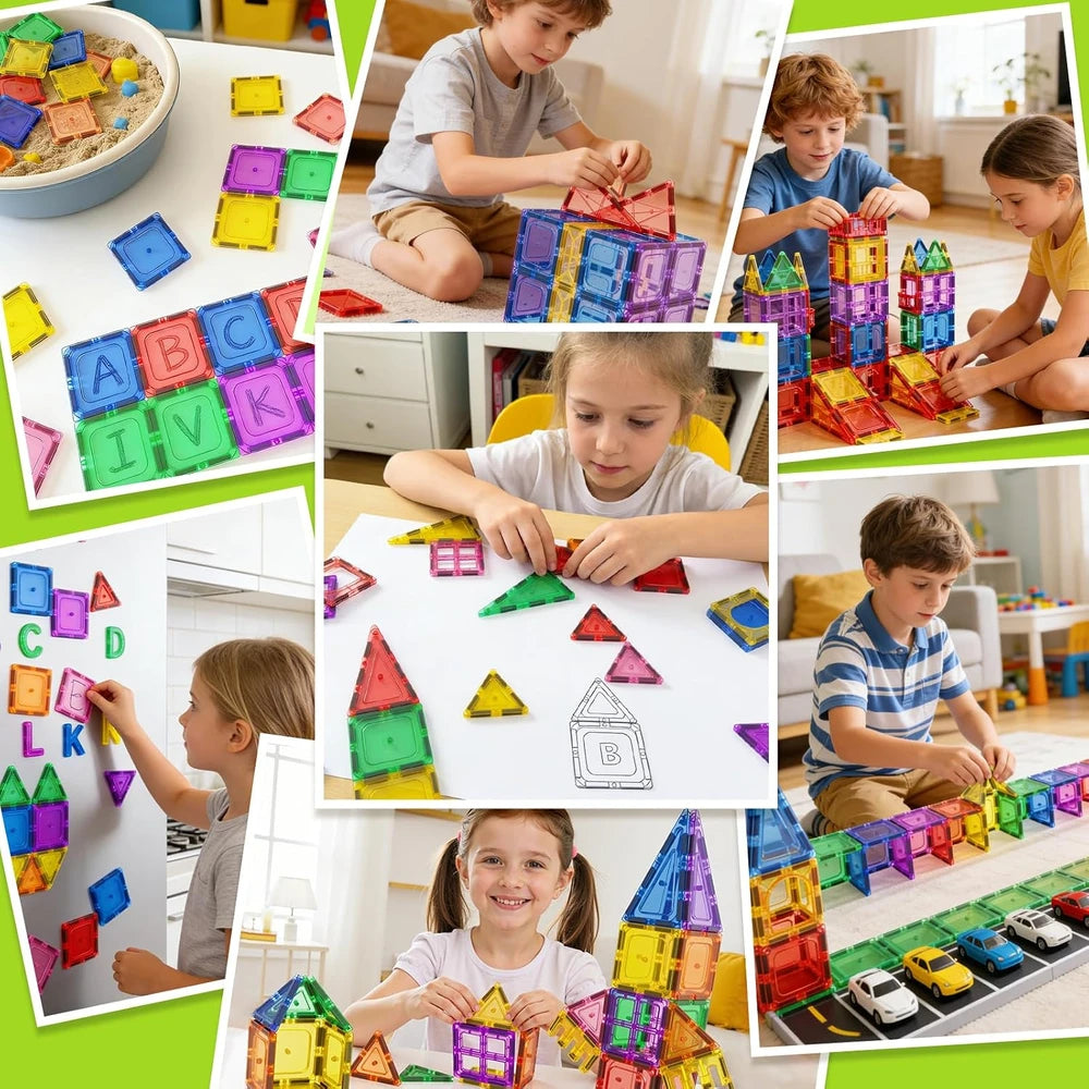Coodoo Magnetic Tiles Building Set